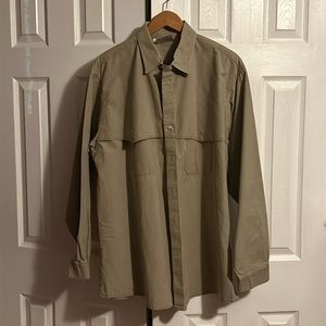 Outback Trading Company Original Australian Outfitters Men’s XL Khaki Shirt